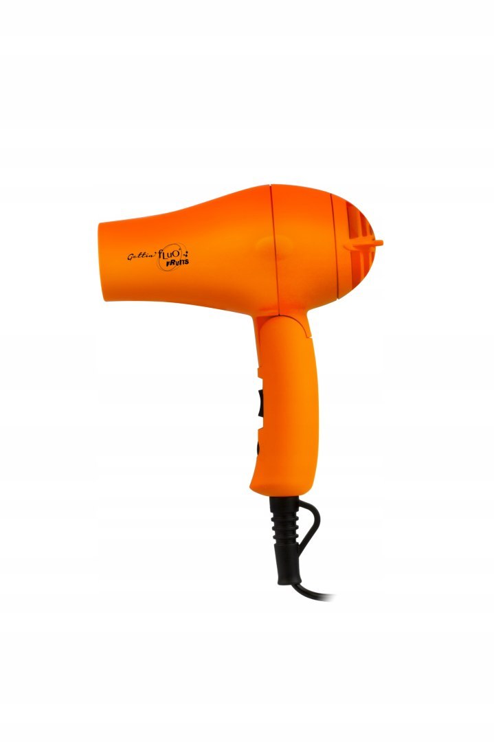 Suszarka do włosów, mała, turystyczna, Gettin Fluo Fruits mini pomarańczowa, składana - obrazek 4