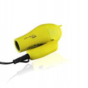 Suszarka podróżna Gettin'Fluo Fruits, składana, żółta, 1800W