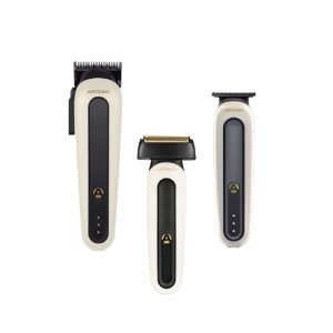 Zestaw WHITE NEW YORK -  Maszynka fryzjerska bezprzewodowa BROOKLYN + Trymer BROONX + Golarka QUEENS