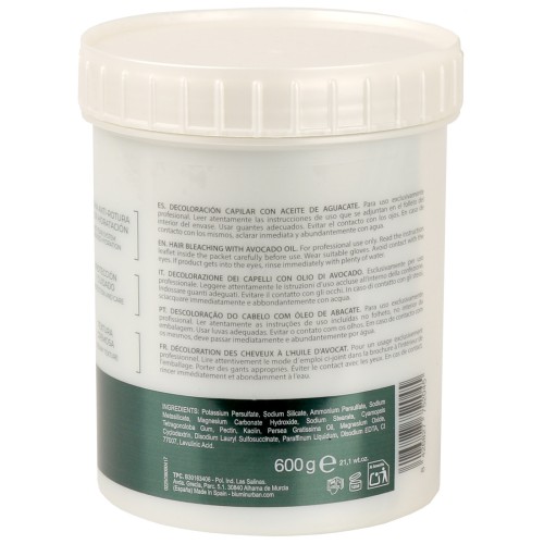 BLUMIN - DECOLORACION - Puder rozjaśniający z olejem z awokado 600 g - obrazek 4