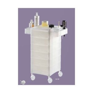 CERIOTTI Wózek pomocnik fryzjerski URBAN ICE transparent - Promocja.E16