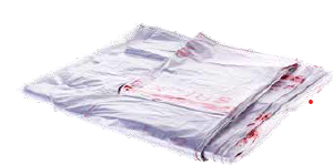 EXCLUSIVE Pelerynki jednorazowe 50 szt 110x130cm białe z logo