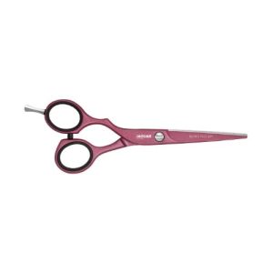 Nożyczki fryzjerskie Jaguar PASTELL PLUS offset 5,75" WHITE LINE berry LEFT