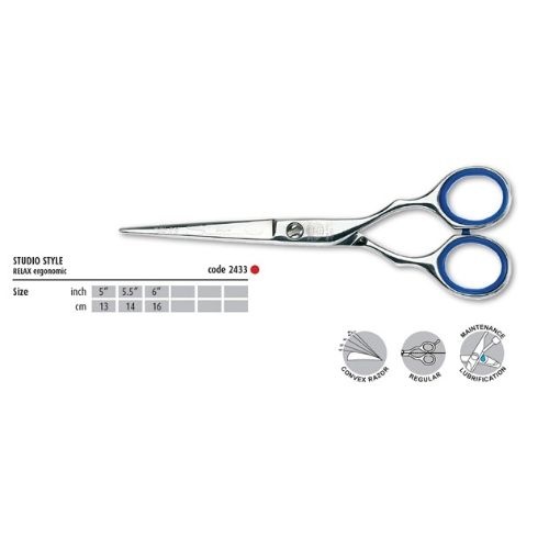 Nożyczki fryzjerskie 6" STUDIO STYLE RELAX Ergonomic - obrazek 2