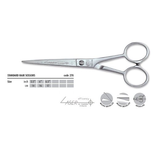 Nożyczki fryzjerskie 5,5" LASER CUT