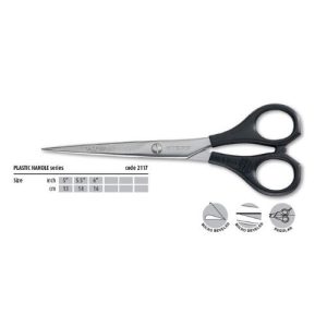 Nożyczki fryzjerskie 5,5" plastikowe rączki bez podpórki