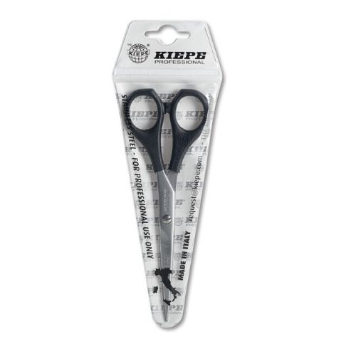 Nożyczki fryzjerskie 5,5" plastikowe rączki bez podpórki - obrazek 2