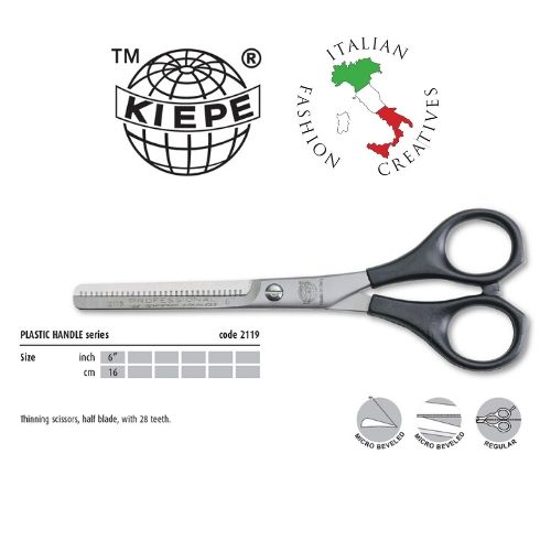 Degażówki jednostronne 6" plastikowe rączki KIEPE