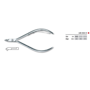 Cążki do skórek KIEPE CARBON CHROME - LAP JOINT 3mm