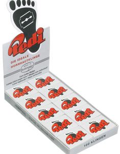 Żyletki do hebla PEDI 10x10szt żyletek