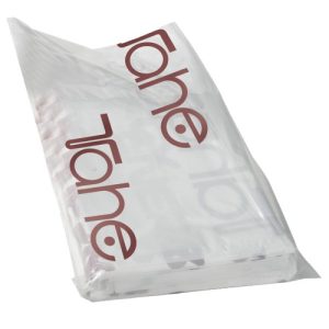 Peleryna jednorazowa do koloryzacji 50 szt. białe z z logo Tahe