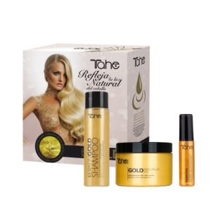 BOTANIC GOLD FINISHING - KERATIN GOLD PACK - Zestaw Keratin Gold (Gold Shampoo 300 ml + Gold Mask 300 ml + Keratin Gold 30 ml)