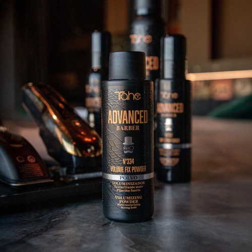 ADVANCED BARBER-Nº334 POLVO VOLUME FIZ POWDER Puder zwiększający objętość Mocne utrwalenie 16 gr - obrazek 6