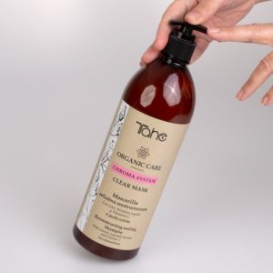 ORGANIC CARE CHROMA SYSTEM - Clear Mask - Maska do włosów farbowanych z lnem, roślinną keratyną i witaminą C 1000 ml