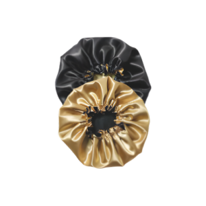 Czarny Satynowy Czepek Anti-Frizz RickiParodi