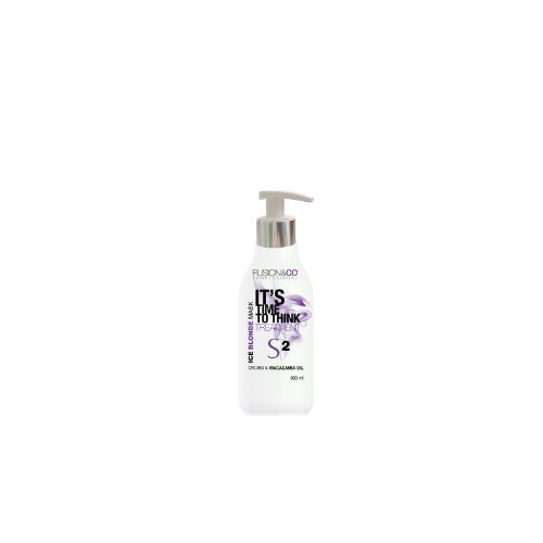 FUSION AND CO Mask Ice Blond S2 Maska eliminująca niepożądane reflexy 1500 ml