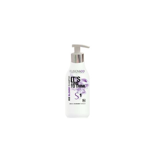 FUSION AND CO ICE BLOND SHAMPOO S1 Chłodzący szampon do włosów blond 500 ml