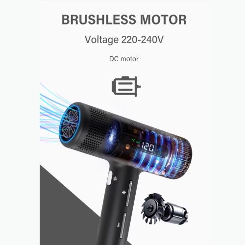 Suszarka ultralekka bezszczotkowa TAHE CURLY 1600W z jonizacją - obrazek 6